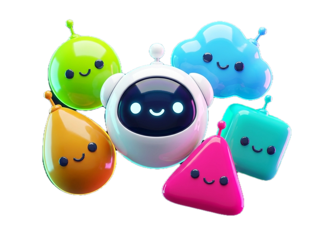 Mascotes Zeki Agentes de IA